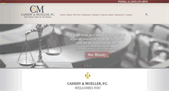 Desktop Screenshot of cassidymueller.com